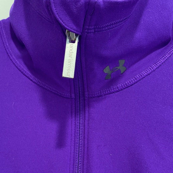Under Armour zippered jacket purple small - Picture 2 of 4